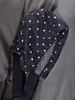 Printed Puffer-Style Footmuff for Car Seats printed black