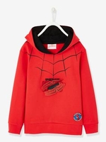 Spider-man® Sweatshirt with Hood and Removable Patches red medium solid with desig