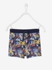 Swim Shorts with Jungle & Dinosaur Print for Boys blue/print