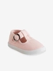 T-Strap Sandals for Baby Girls,  Designed for First Steps pink light solid