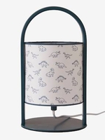 Table Lamp with Handle,  Dinosaur green dark solid