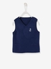 Waistcoat with Embroidered Anchor for Baby Boys blue dark solid