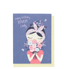Lovely lady birthday card
