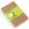 Moleskine small kraft plain cahier journals - set of 3