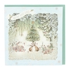 Rabbits mum and dad theatre Christmas card