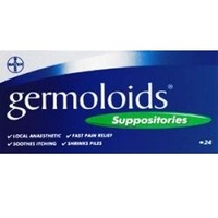 Germoloids Suppositories 24 Suppositories