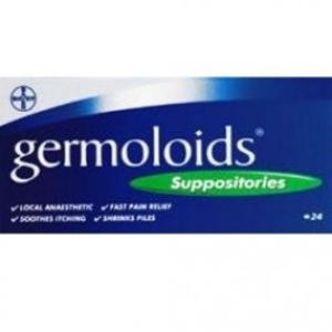 Germoloids Suppositories 24 Suppositories