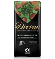 Divine Dark Chocolate with Hazelnut - 90g