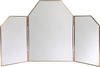 Dressing Table Mirror with Brass Frame