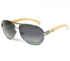 Gun Smoke Eco Friendly Wooden Sunglasses