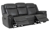 Jaxon 3 Seater Manual Recliner Sofa