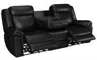 Jaxon 3 Seater Manual Recliner Sofa With Table