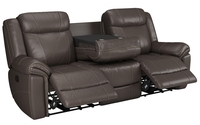 Jaxon 3 Seater Manual Recliner Sofa With Table