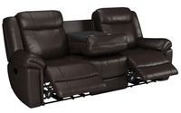 Jaxon 3 Seater Manual Recliner Sofa With Table