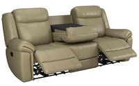 Jaxon 3 Seater Manual Recliner Sofa With Table