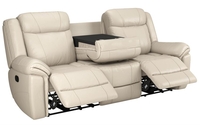 Jaxon 3 Seater Manual Recliner Sofa With Table