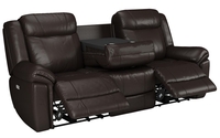 Jaxon 3 Seater Power Recliner Sofa With Table