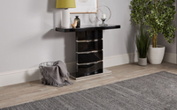 Rimini Black Console Table