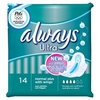 Always Ultra Normal Plus with Wings Sanitary Towels Single 14PK