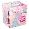 Soft white facial tissues