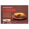 Waitrose frozen steak & mushroom pies