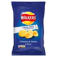 Walkers Cheese & Onion Crisps