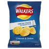 Walkers cheese & onion single crisps