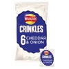 Walkers Crinkle Cheddar & Onion