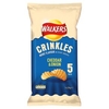 Walkers Crinkles cheddar & onion multipack crisps
