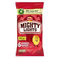 Walkers Mighty Lights lightly salted multipack crisps