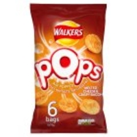 Walkers Pops cheese & bacon multipack crisps