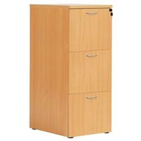 3 Drawer Filing Cabinet - Beech Version 2