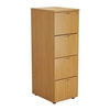 4 Drawer Filing Cabinet - Oak - TES4FCNO