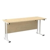 Allegro 1600 X 600 Rectangular Cantilever Workstation Maple/White