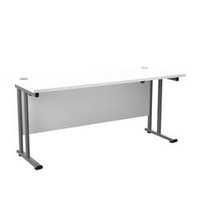 Allegro 1600 X 600 Rectangular Cantilever Workstation White/Silver