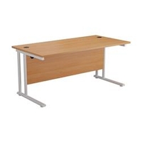 Allegro 1800 X 800 Rectangular Cantilever Workstation Beech/White