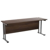 Allegro 1800x600 Cantilever Workstation-Dk Walnut/Slver TWU1860RECDWSV