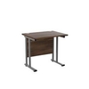 Allegro 800x600 Cantilever Workstation Dk Walnut/Silver TWU8060RECDWSV