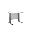 Allegro 800x600 Cantilever Workstation-Whitetop/Silver TWU8060RECWHSV