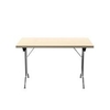 Allegro Folding Table 1200x700 Silver Frame Maple top Ref OUFT1270SVMA