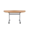 Allegro Tilting Table 1400x700-Oak and Silver/Ref OTT1470DENDSVNO