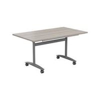 Allegro Tilting Table 1600x800-Grey Oaktop and Silver/Ref OTT1680SVGO