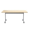 Allegro Tilting Table 1600x800 Silver Legs Maple Top Ref OETT1680SVMA