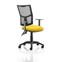 Eclipse II Lever Task Operator Chair Black Mesh Back With - KCUP1013