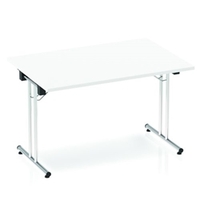 Impulse 1200 Folding Rectangular Table White - I000708
