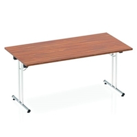 Impulse 1600 Folding Rectangular Table Walnut - I000700