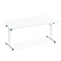Impulse 1600 Folding Rectangular Table White - I000709