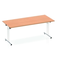 Impulse 1800 Folding Rectangular Table Oak - I000798
