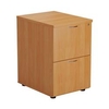 Mezzo 2 Drawer Filing Cabinet - Beech - TES2FCBE2