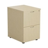Mezzo 2 Drawer Filing Cabinet - Maple - TES2FCMA